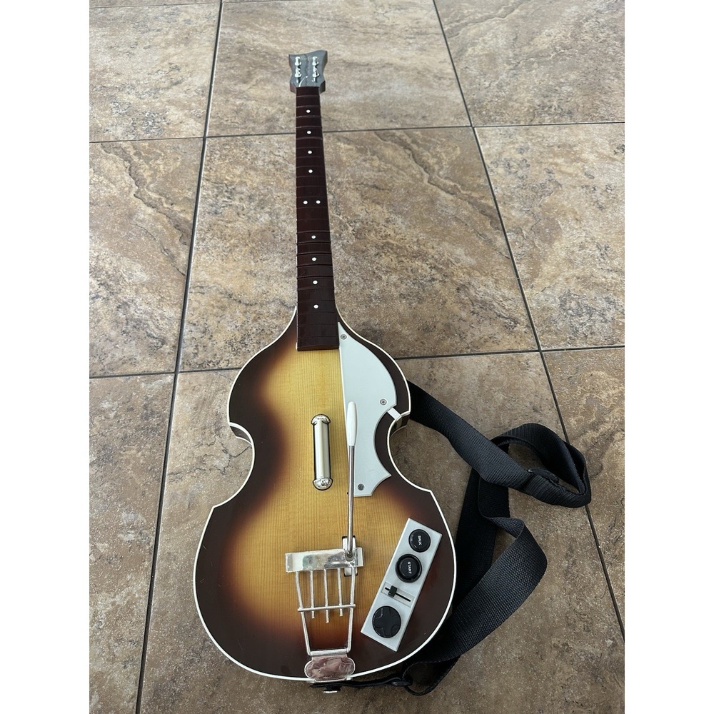 Harmonix Hofner Bass Wireless Ergonomic Guitar Controller for Xbox 360